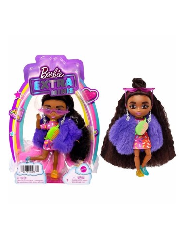 BARBIE EXTRA MINIS VESTIDO ESTAMPADO, EXP 3 UDS