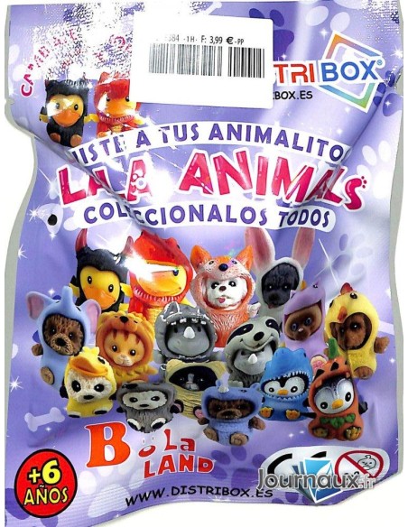 SOBRES LALA ANIMALS SERIE 1 BOLA LAD, EXP 16 UDS