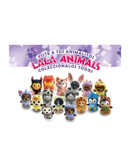 SOBRES LALA ANIMALS SERIE 1 BOLA LAD, EXP 16 UDS