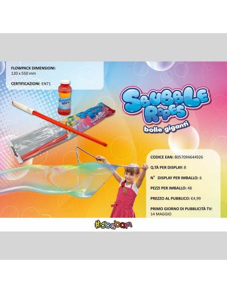 SBUBBLE ROPES, POMPAS GIGANTES