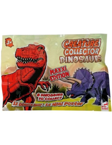 SOBRES CREATURE COLLECTOR DINOSAURS, EXP 12 UDS