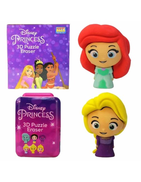 PUZZLE PALZ DISNEY PRINCESS 3D PUZZLE ERASER, EXP. 30 UDS