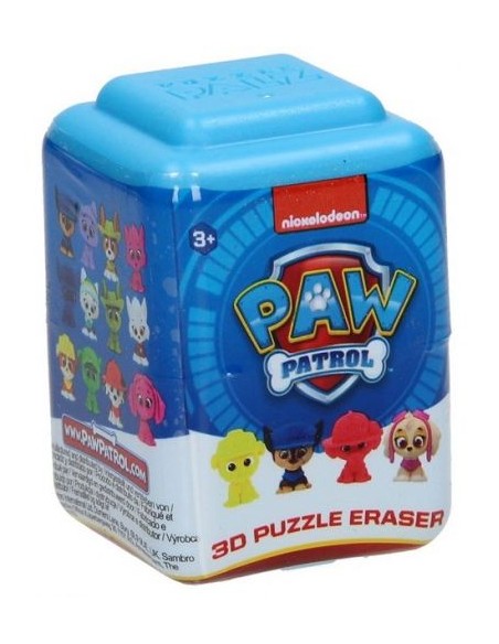 PUZZLE PALZ PAW PATROL 3D PUZZLE ERASER, EXP 30 UDS