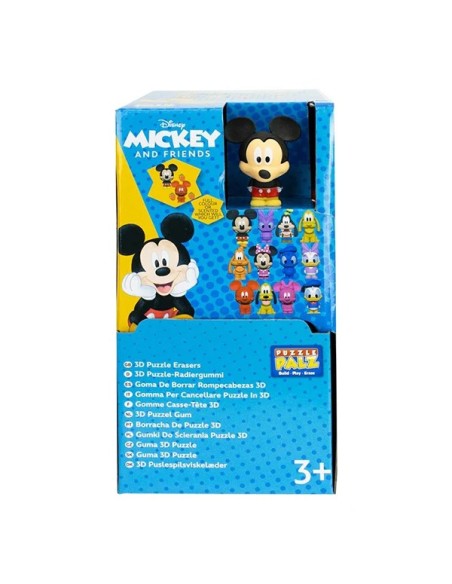 PUZZLE PALZ MICKEY AND FRIENDS 3D PUZZLE ERASER, EXP 30 UDS