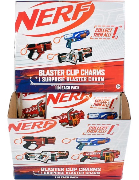 SOBRES NERF PISTOLA CLIP CHARMS, EXP 36 UDS
