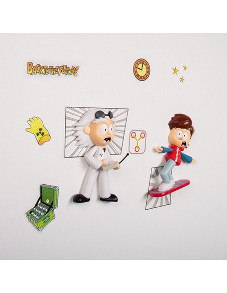 BLISTER BACK TO THE FUTURE DOC AND MARTY COMIC ONS