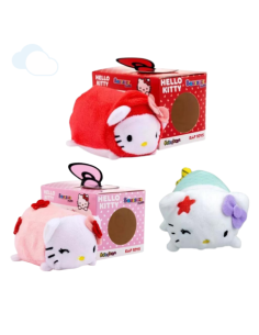 CAJA HELLO KITTY SQUISSHY PLUSH, EXP 6 UDS 2