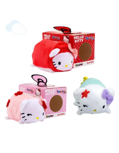 CAJA HELLO KITTY SQUISSHY PLUSH, EXP 6 UDS