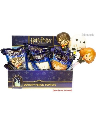 SOBRES HARRY POTTER SQUISHY PENCIL TOPPER, EXP  18 UDS