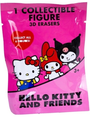 SOBRES HELLO KITTY AND FRIENDS 3D ERASER , EXP...