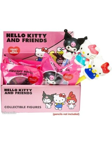 SOBRES HELLO KITTY SQUISHY PENCIL TOPPER, EXP 18 UDS