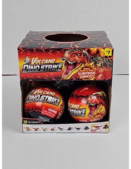 BOLA VOLCANO DINO STRIKE , EXP 12 UDS