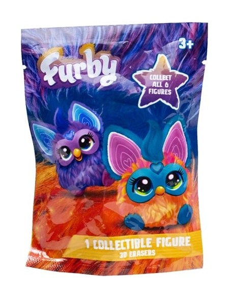 SOBRES FURBY FIGURA 3D ERASERS, EXP 24 UDS
