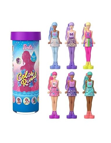 HYF28 MINI BARBIELAND COLOR REVAL DOLLS, EXP 10...