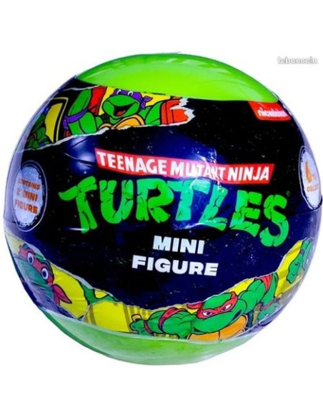 BOLA TEENAGE MUTAN NINJA TURTLES MINI FIGURA, EXP 18 UDS