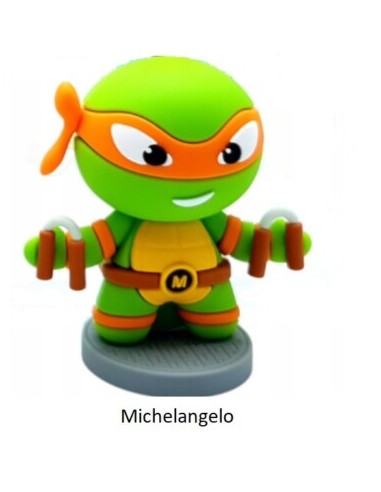 BOLA TEENAGE MUTAN NINJA TURTLES MINI FIGURA,...