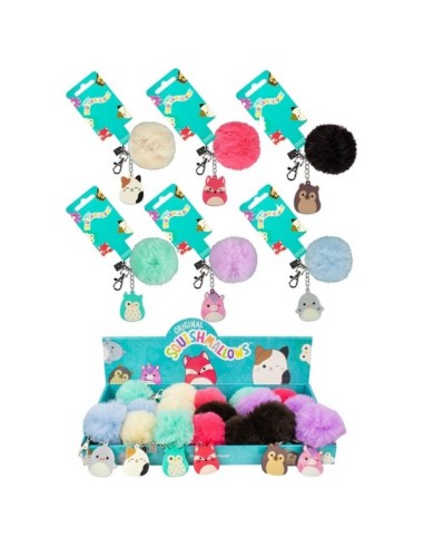 ORIGINAL SQUISMALLOWS KEYCHAINS, EXP 18 UDS