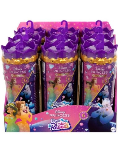 DISNEY PRINCESS ROYAL COLOUR REVEAL SMALL DOLL,...