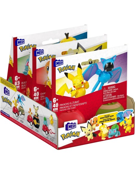 PACK 2 BOLAS POKEMON MEGA CONSTRUX, EXP 3 UDS