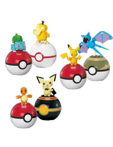 PACK 2 BOLAS POKEMON MEGA CONSTRUX, EXP 3 UDS