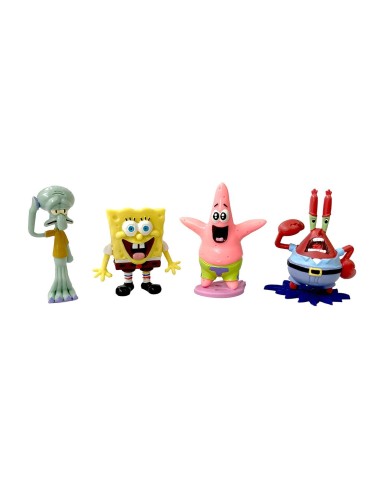 BLISTER BOB ESPONJA SET FAMILIA 4 UDS