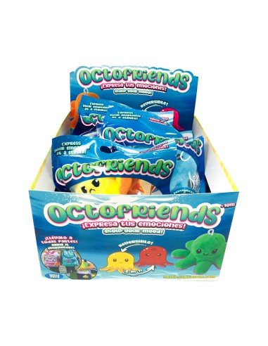 SOBRES PELUCHES REVERSIBLES OCTOFRIENDS, EXP 6 UDS