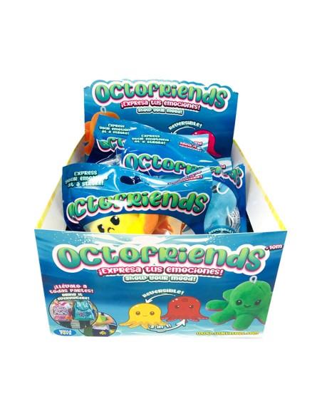 SOBRES PELUCHES REVERSIBLES OCTOFRIENDS, EXP 6 UDS