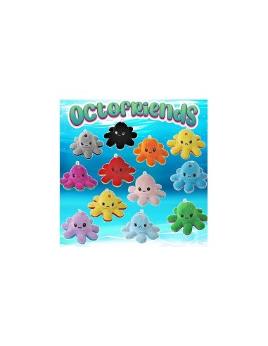SOBRES PELUCHES REVERSIBLES OCTOFRIENDS, EXP 6 UDS