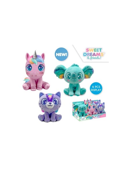 PELUCHES SURTIDOS SWEET DREAMS, EXP 6 UDS