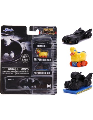 JADA NANO BATMAN HOLYWOOD RIDES 3 PACK