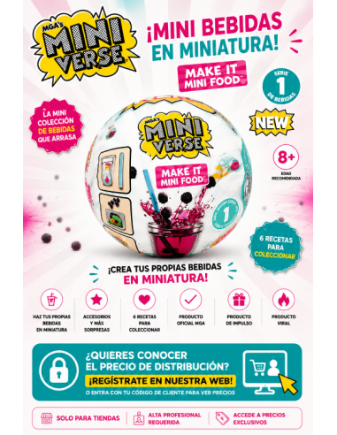 BOLA MINI VERSE MAKE IT DRINKS , EXP 12 UDS