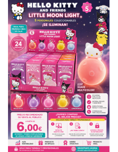 CAJITA HELLO KITTY AND FRIENDS MOON LIGTH, EXP 12 UDS
