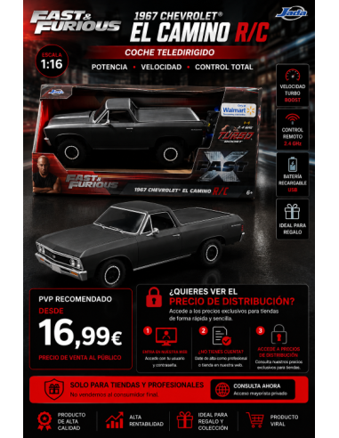 COCHE JADA FAST &  FURIOUS