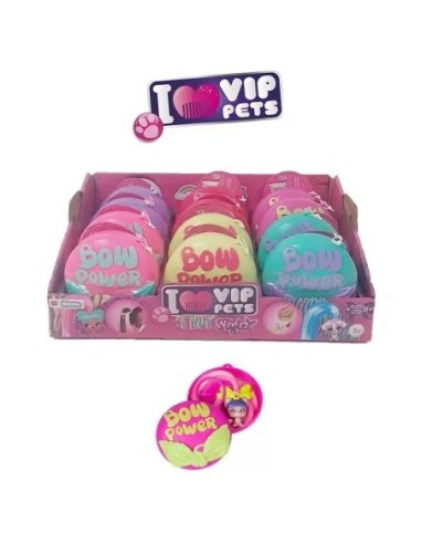 I VIP PETS TINY STYLES BOW POWER , EXP 12 UDS