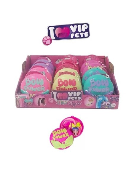 I VIP PETS TINY STYLES BOW POWER , EXP 12 UDS
