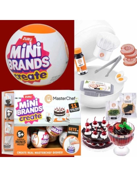 BOLA MINI BRANDS CREATE MASTER CHEF, EXP 25 UDS