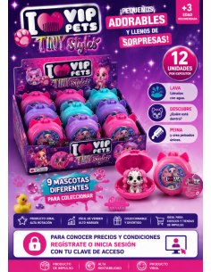 I VIP PETS TINY STYLES BOW POWER , EXP 12 UDS