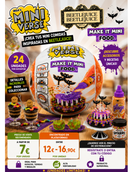 BOLA MINI VERSE MAKE IT MINI FOOD, EXP 15 UDS