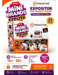 BOLA MINI BRANDS CREATE MASTER CHEF, EXP 25 UDS