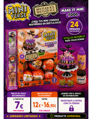 BOLA MINI VERSE MAKE IT MINI FOOD, EXP 15 UDS