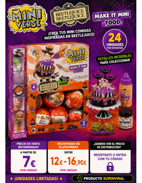 BOLA MINI VERSE MAKE IT MINI FOOD, EXP 15 UDS
