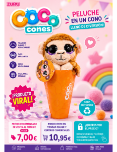 PELUCHE CONO ZURU COCO CONES , EXP 12 UDS 2