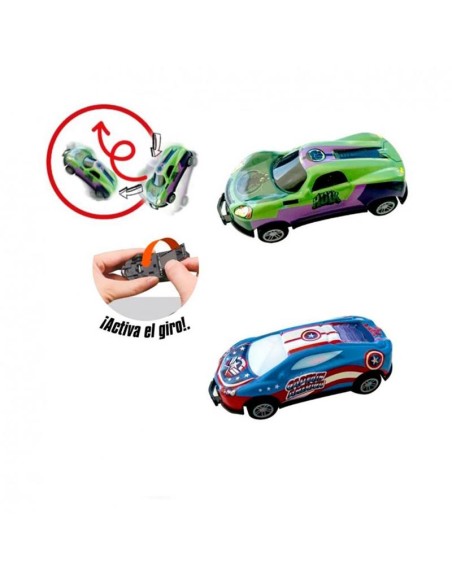 COCHE MARVEL GIRO 360º  CAJA 36 UDS