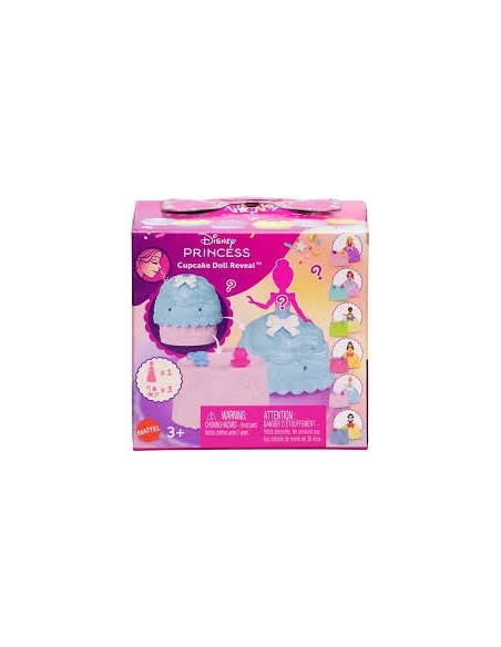 CAJITA DISNEY PRINCESS CUPCAKE DOLL REVEAL, EXP 8 UDS