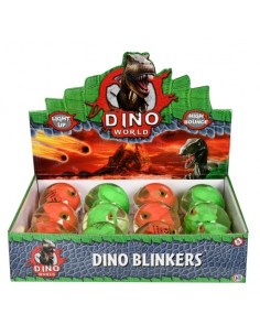 PELOTAS DINO CON LUCES DINO BLINKERS EXP 12 UDS