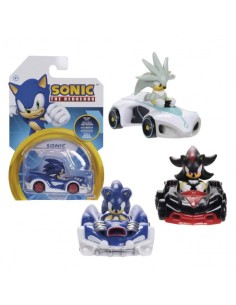 SURTIDO DE MINIVEHÍCULOS SONIC SERIE 7, JAKKS PACIFIC 4 UDS