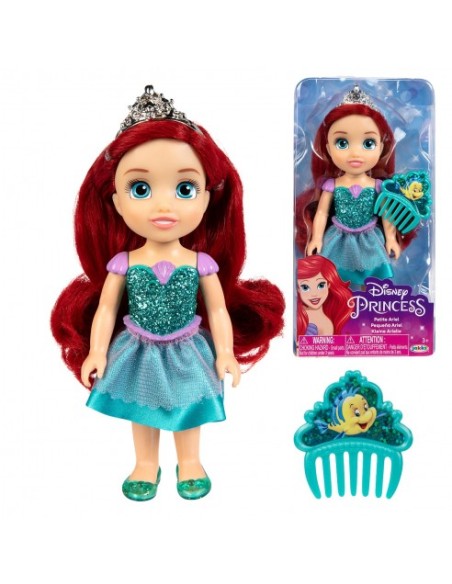 BLISTER MUÑECA 15 CM PRINCESAS DISNEY CON PEINE BRILLO, CAJA