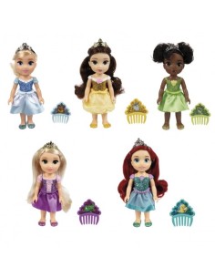 BLISTER MUÑECA 15 CM PRINCESAS DISNEY CON PEINE BRILLO, CAJA 2