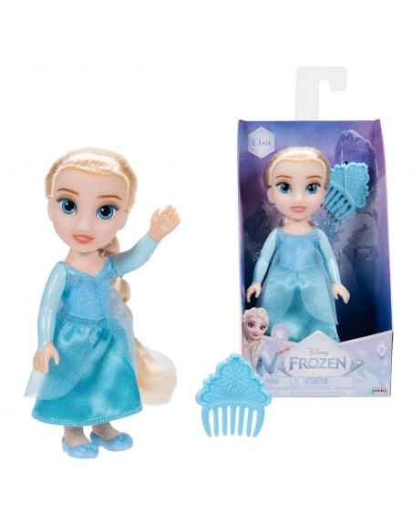 CAJA MINI MUÑECA DISNEY CON PEINE , CAJA 6 UDS