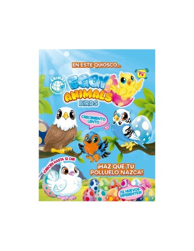 SOBRES EGGY ANIMALS BIRDS, EXP 8 UDS